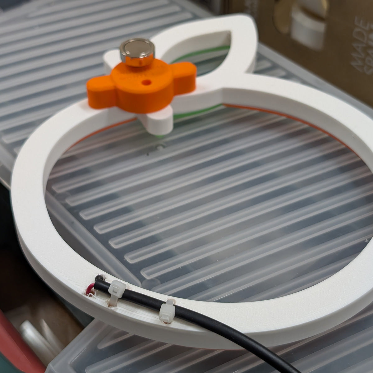 Naranja neón led